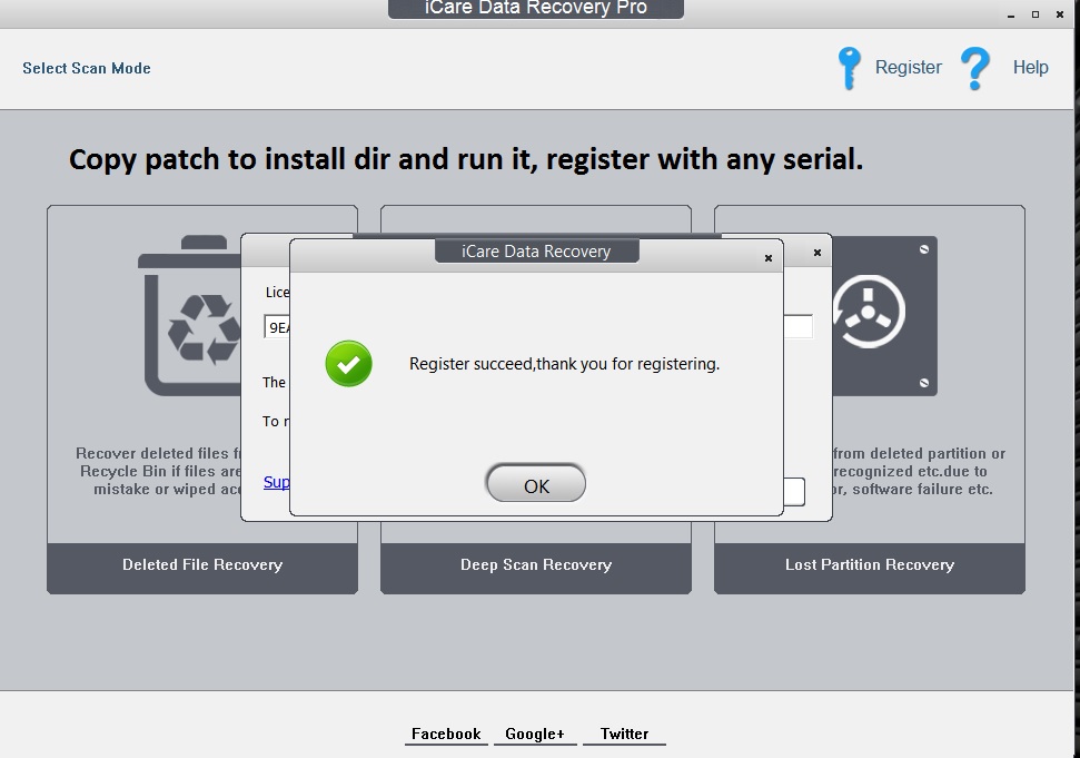 Icare data recovery free